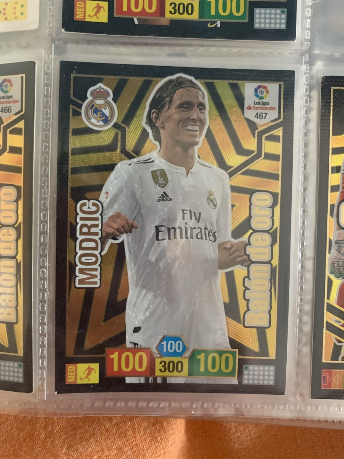 Carta Luka Modric Balón de Oro Adrenalyn XL LaLiga 2018-19 Real Madrid