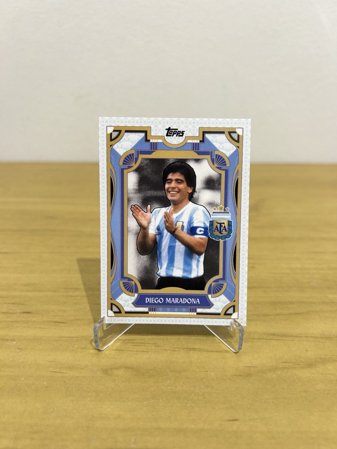 Carta Diego Maradona insert Tango Topps Team Set Argentina 2024-25