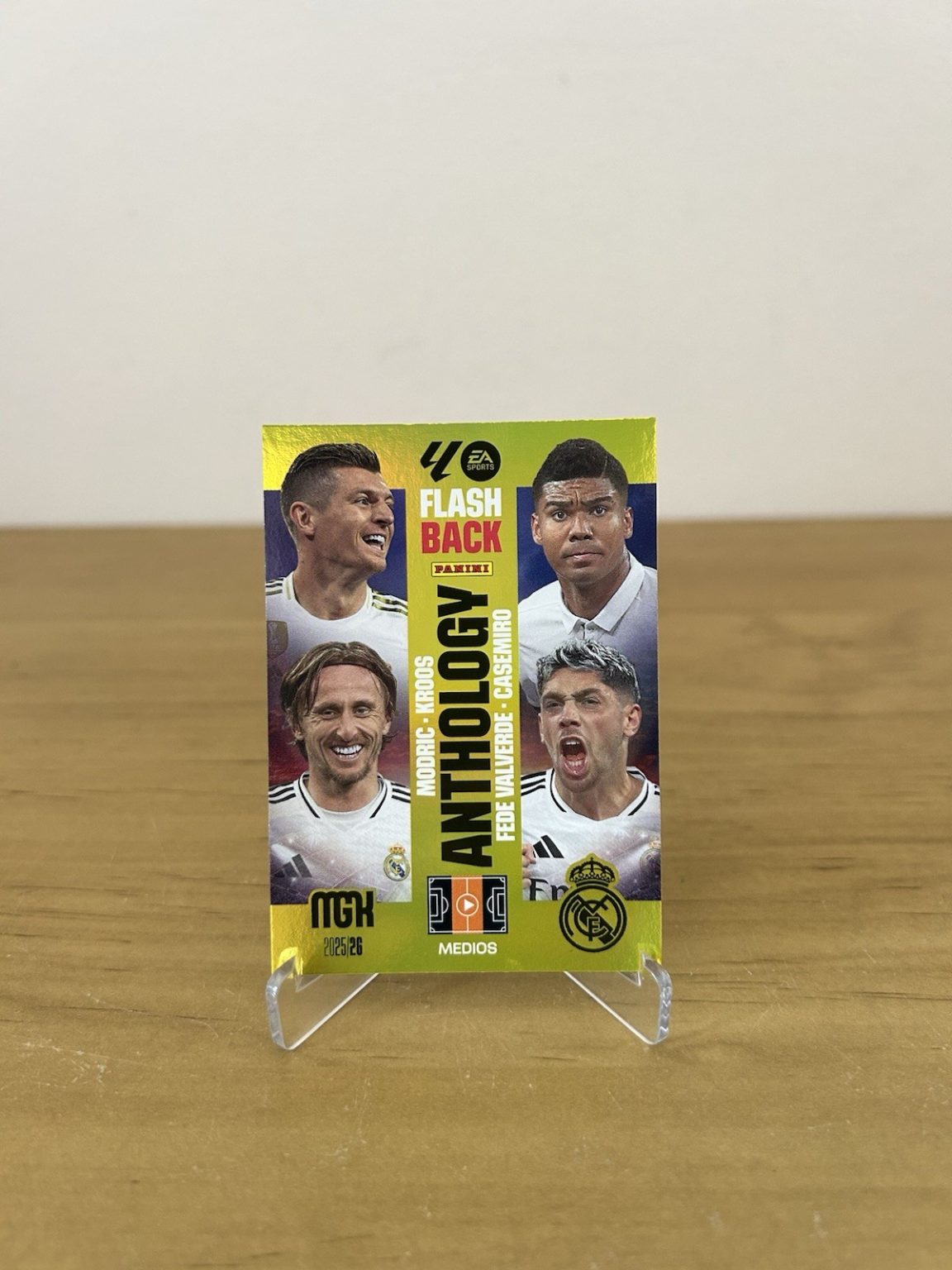 Carta Flashback Anthology Modric y Kroos Megacracks LaLiga 2025-26 Real Madrid