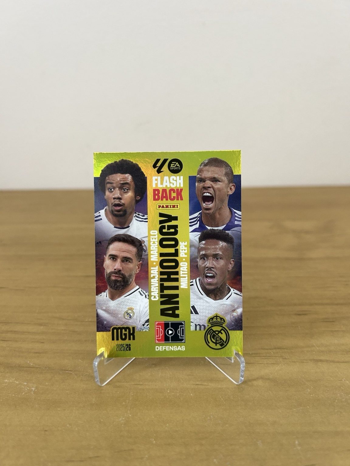 Carta Flashback Anthology Carvajal y Marcelo Megacracks LaLiga 2025-26 Real Madrid