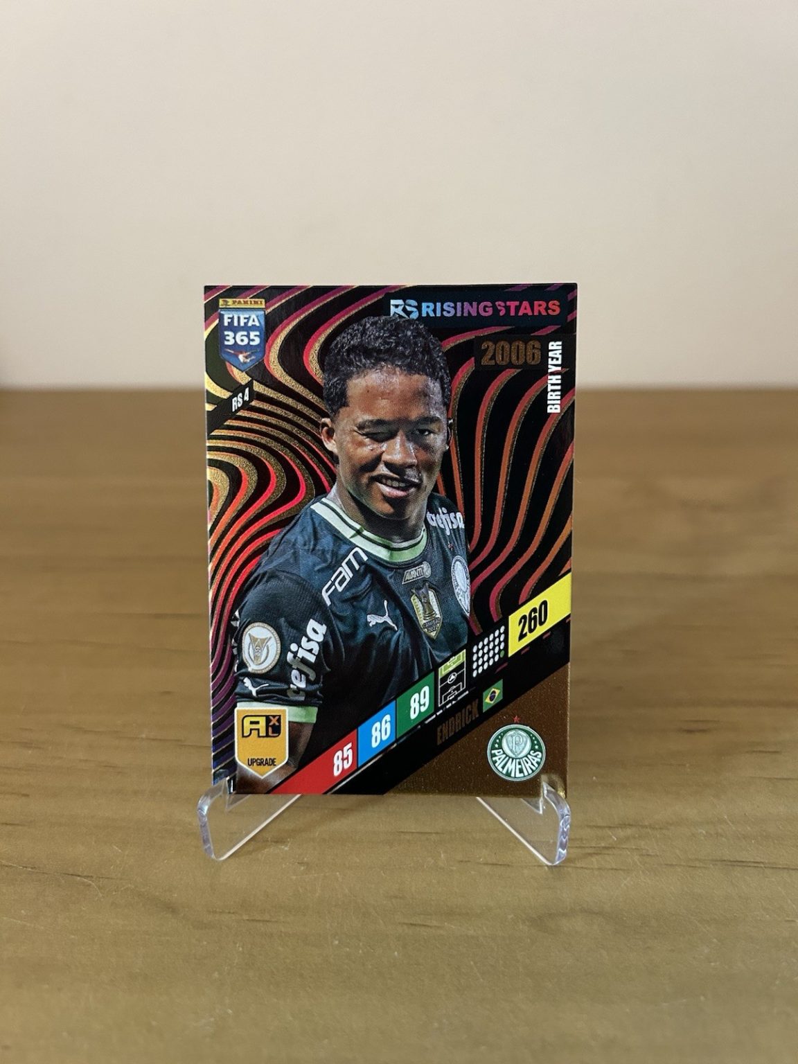 Carta Endrick Rising Stars RS4 Panini Adrenalyn XL FIFA 365 2024 Real Madrid