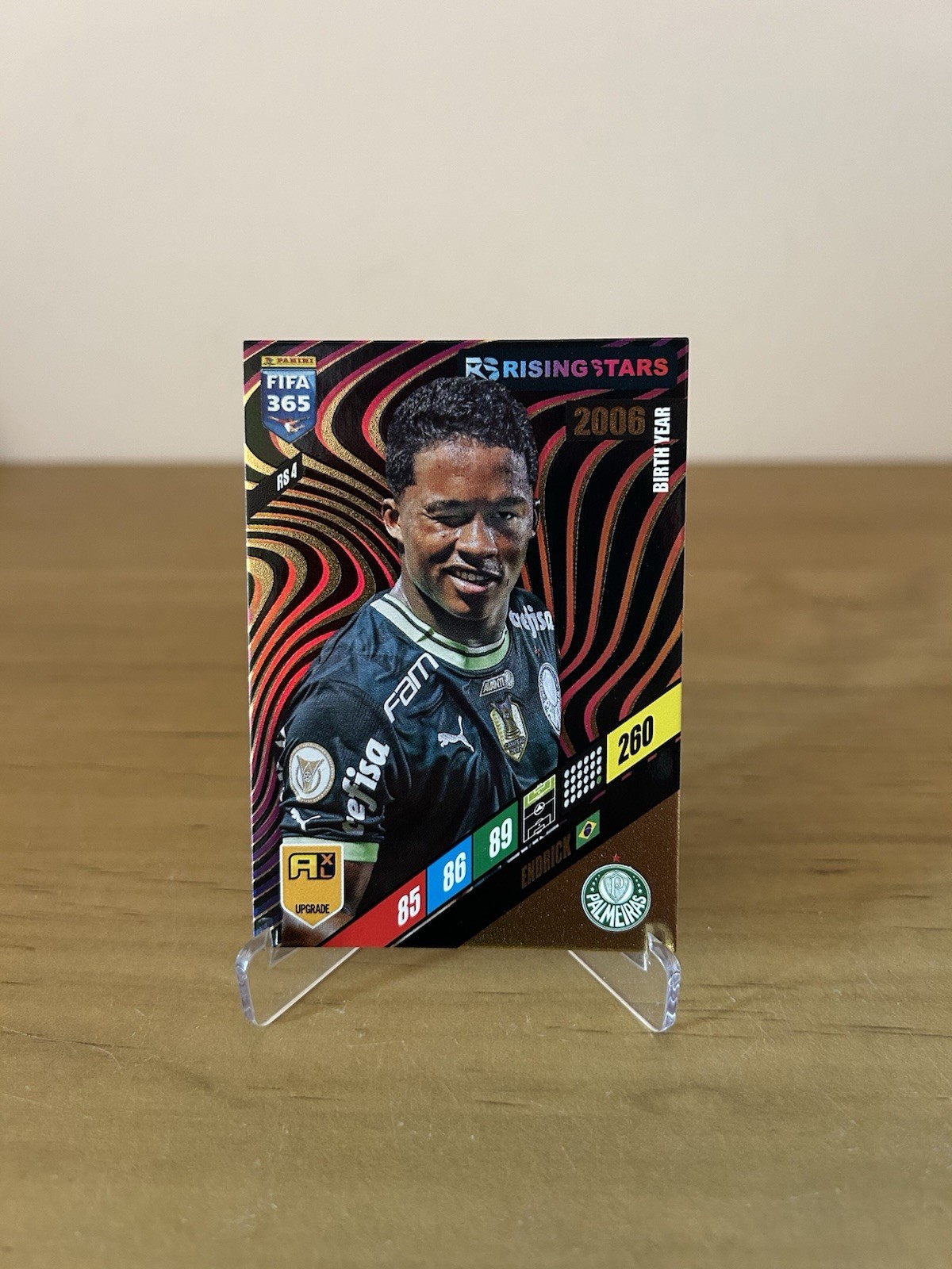 Carta Endrick Rising Stars RS4 Panini Adrenalyn XL FIFA 365 2024 Real Madrid