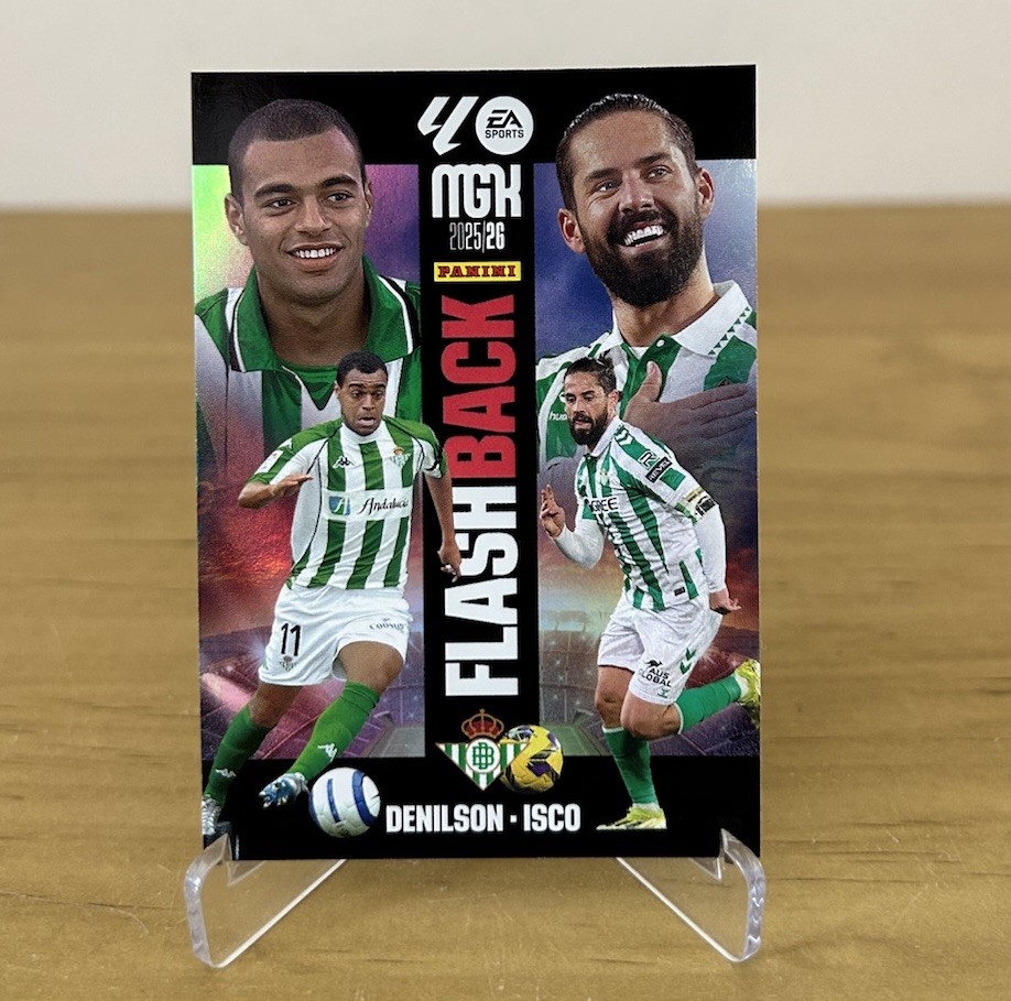Carta Flashback Denílson e Isco Megacracks LaLiga 2025-26 Real Betis