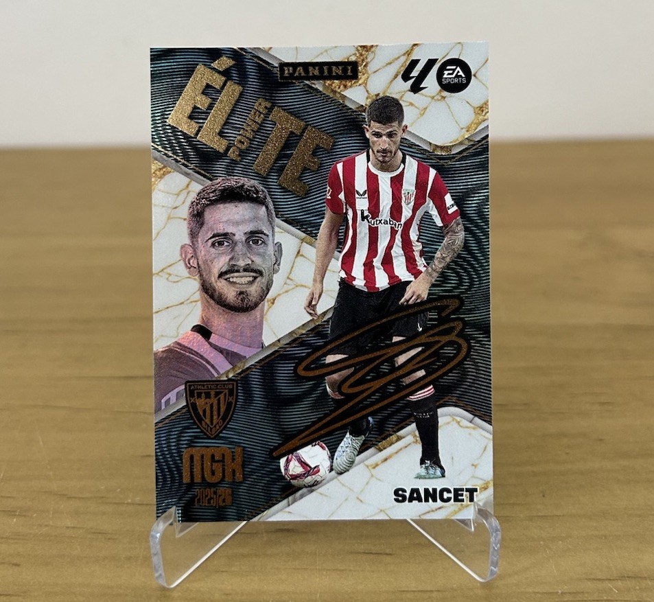 Carta Oihan Sancet Elite Power P17 Firmada Megacracks LaLiga 2025-26 Athletic Club