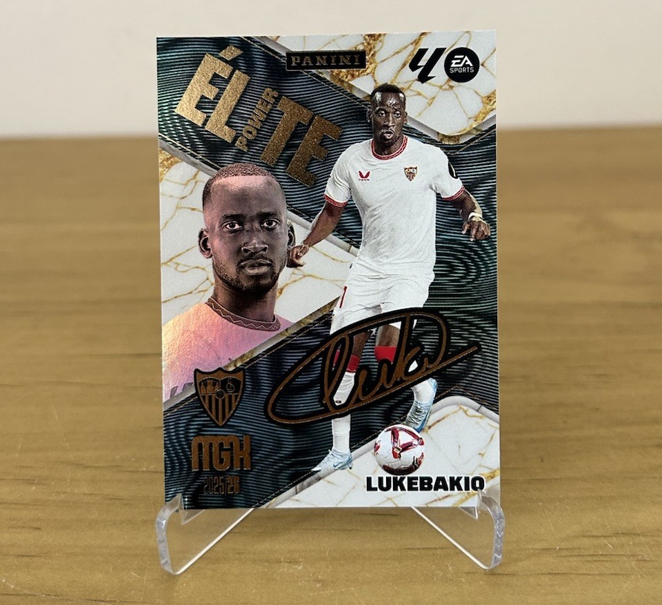 Carta Dodi Lukebakio Elite Power P11 Firmada Megacracks LaLiga 2025-26 Sevilla FC