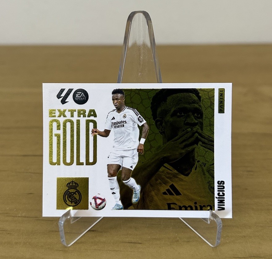 Cromo Vinicius Jr Extra Gold LaLiga Este 2025-26 Panini Real Madrid