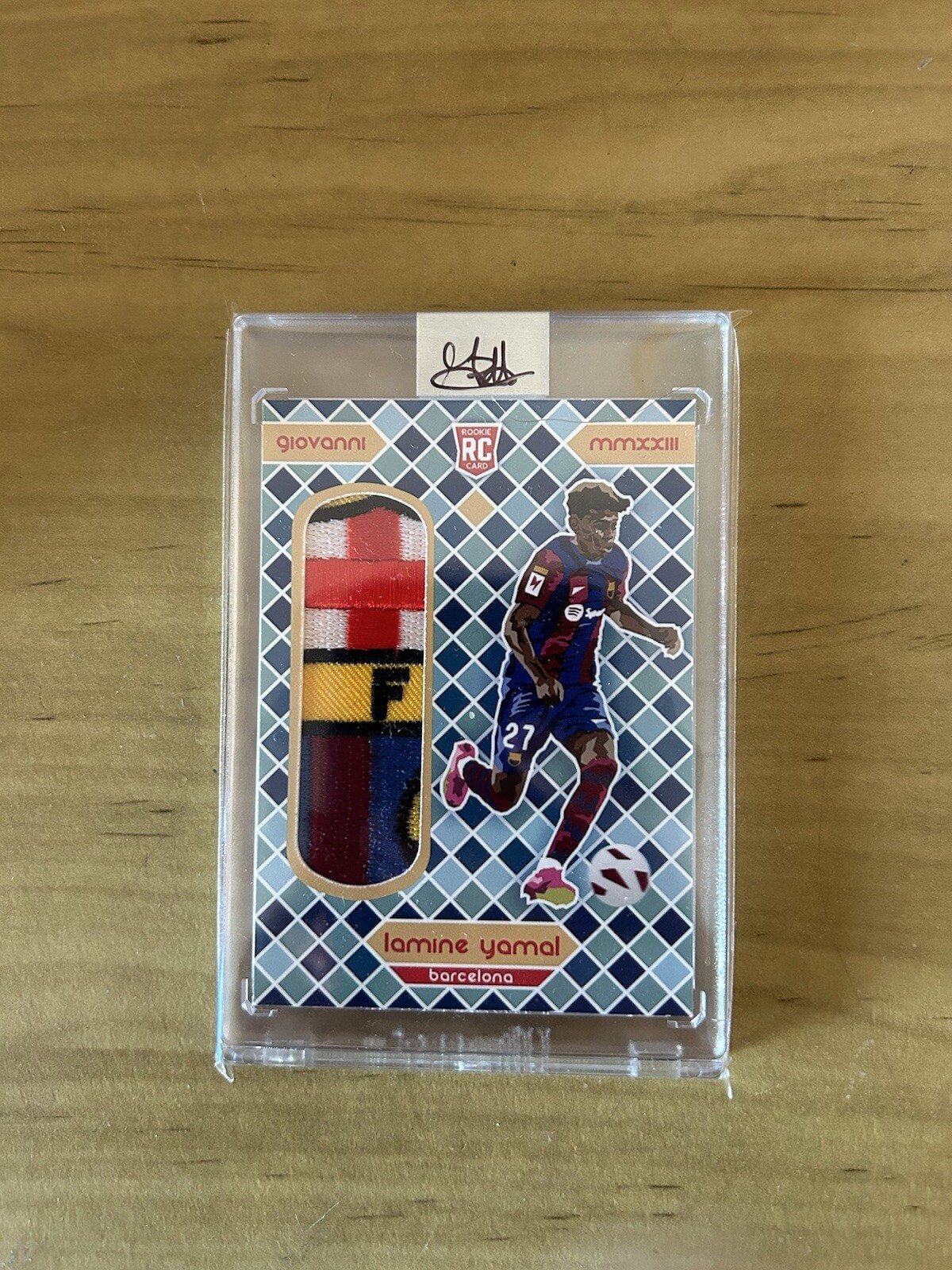 Carta Lamine Yamal Patch Relic Rookie custom card 2023