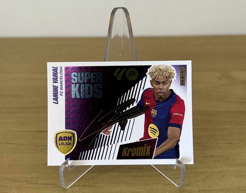Cromo Lamine Yamal Kids Kromix K14 LaLiga Este 2025-26 Panini FC Barcelona