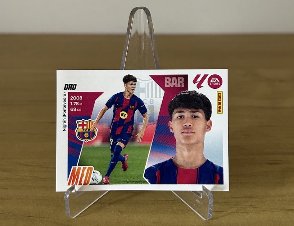 Dro Fernández base card 13 bis FC Barcelona LaLiga Este 2025-26 Panini