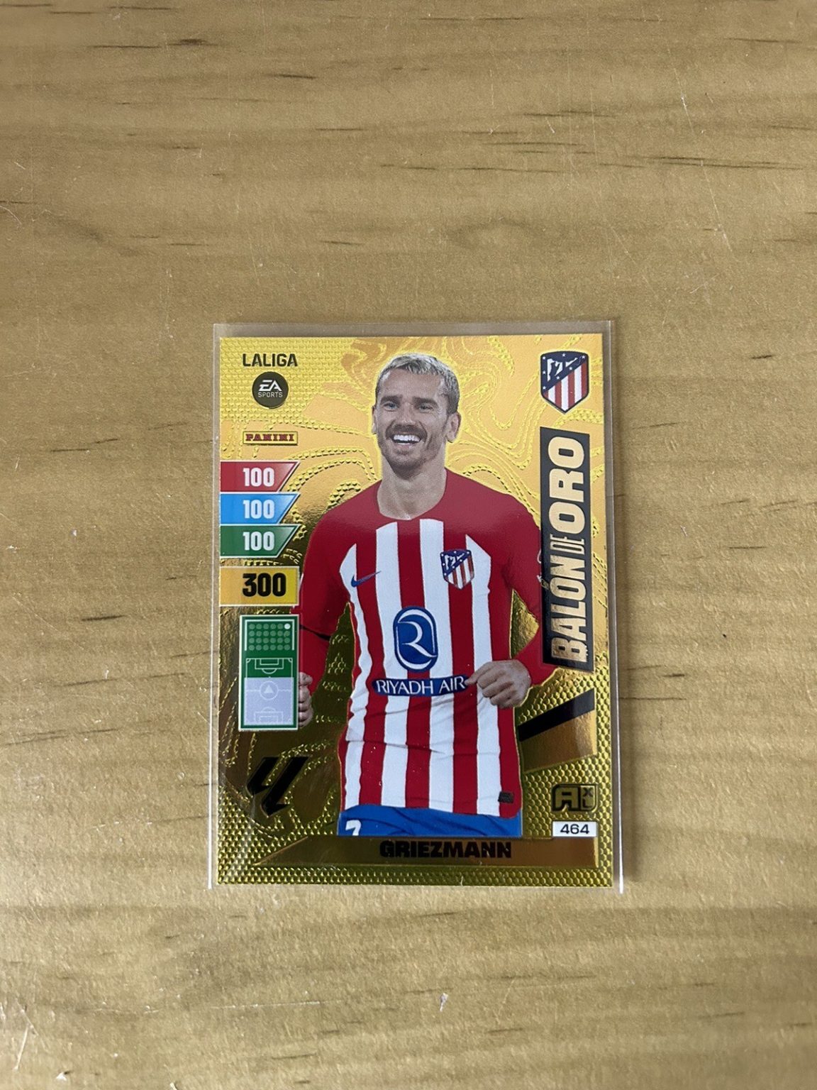 Antoine Griezmann Balón de Oro 464 Adrenalyn XL LaLiga 2023-24 Panini Atlético