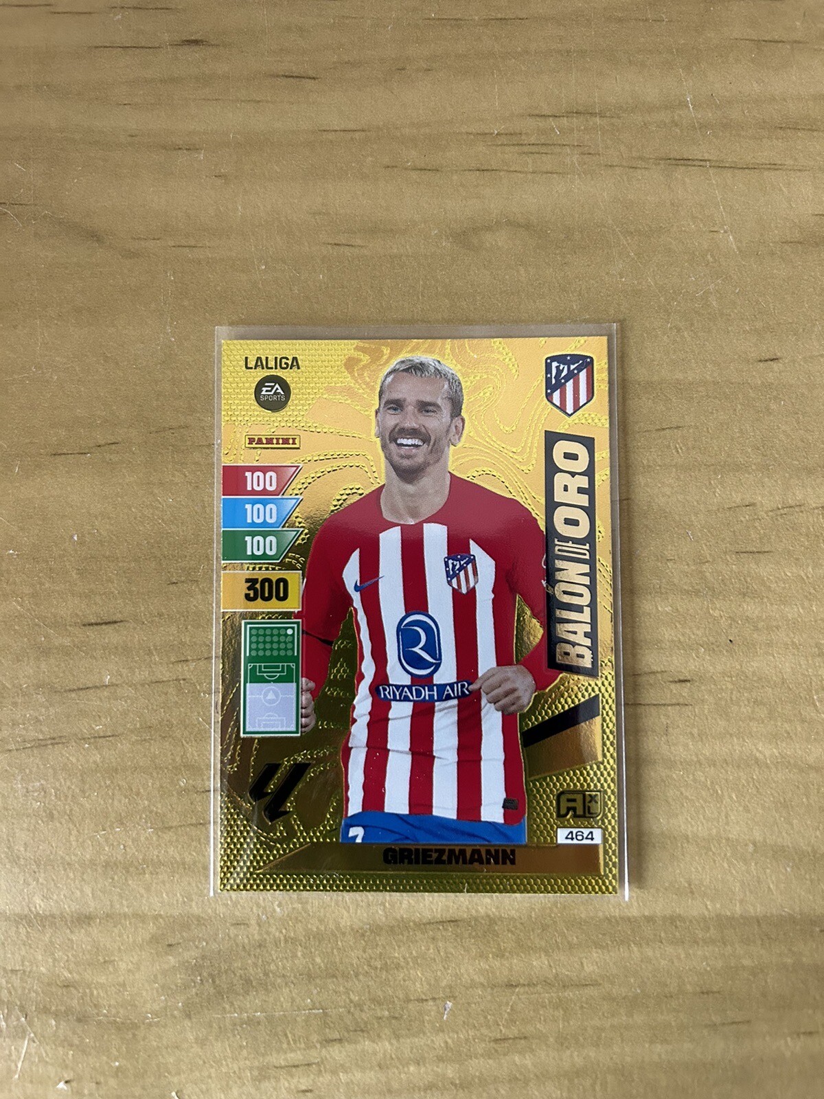 Antoine Griezmann Balón de Oro 464 Adrenalyn XL LaLiga 2023-24 Panini Atlético