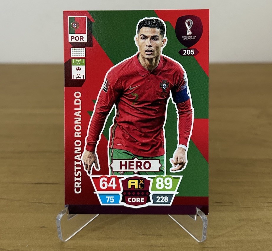 Cristiano Ronaldo 205 Portugal cromo FIFA World Cup Qatar 2022 Panini