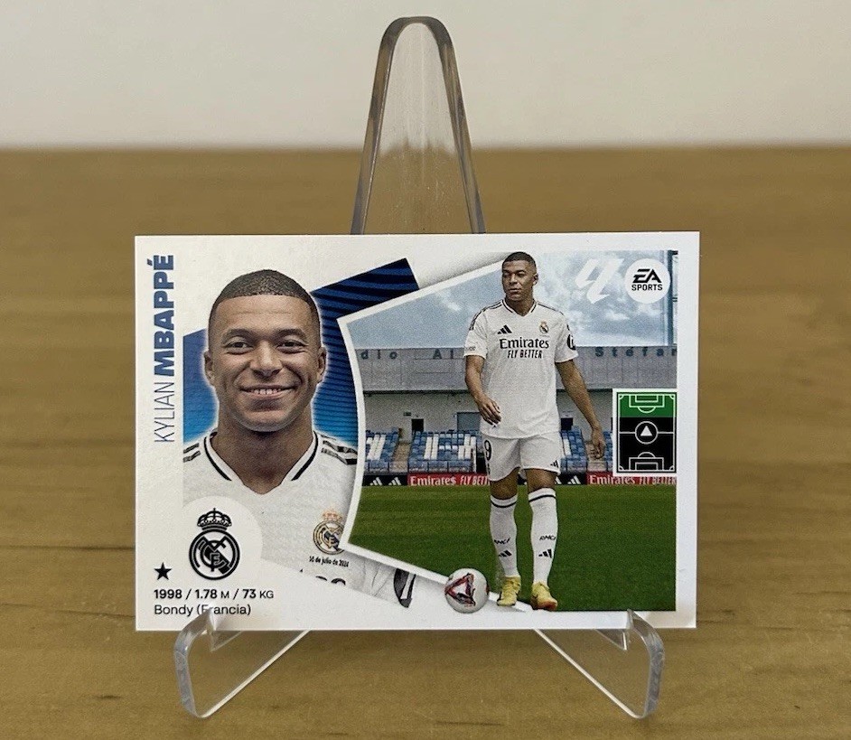 Kylian Mbappé Fichaje 20 Real Madrid rookie LaLiga Este 2024-25 Panini