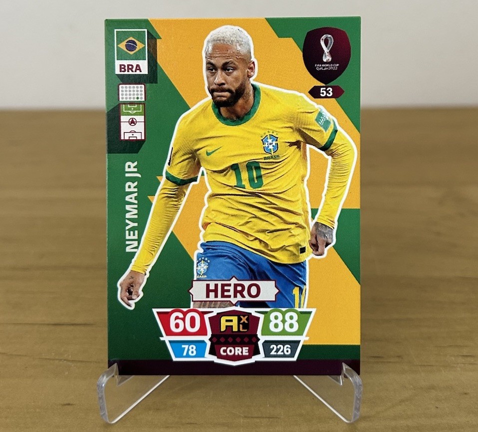 Neymar Jr 53 Brasil card FIFA World Cup Qatar 2022 Panini