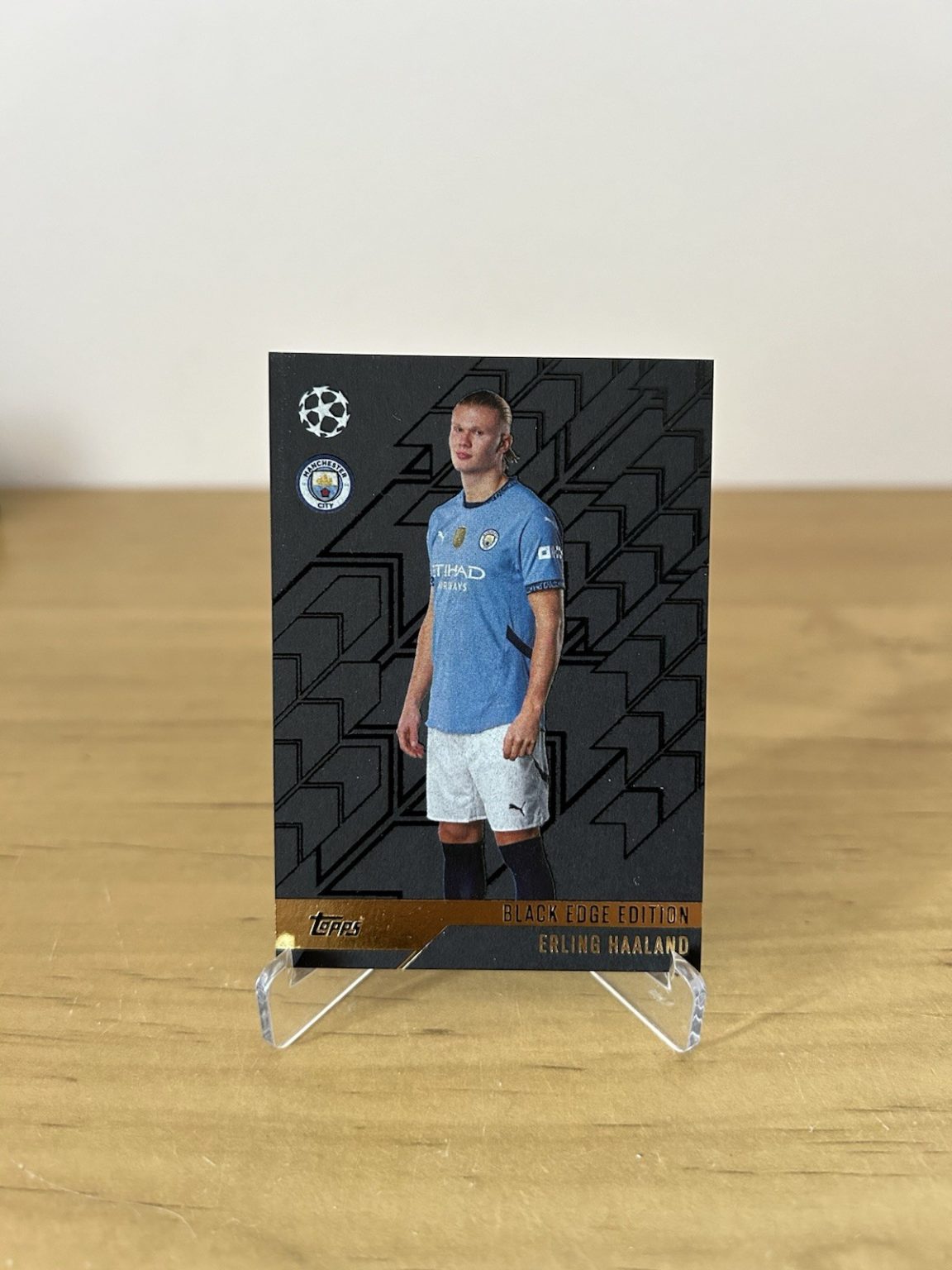 Erling Haaland Black Edge Edition BE6 Topps Match Attax Champions League 2024-25