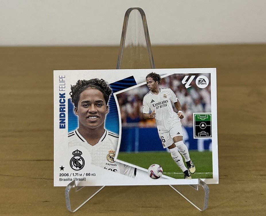 Endrick Felipe 17 Real Madrid rookie LaLiga Este 2024-25 Panini