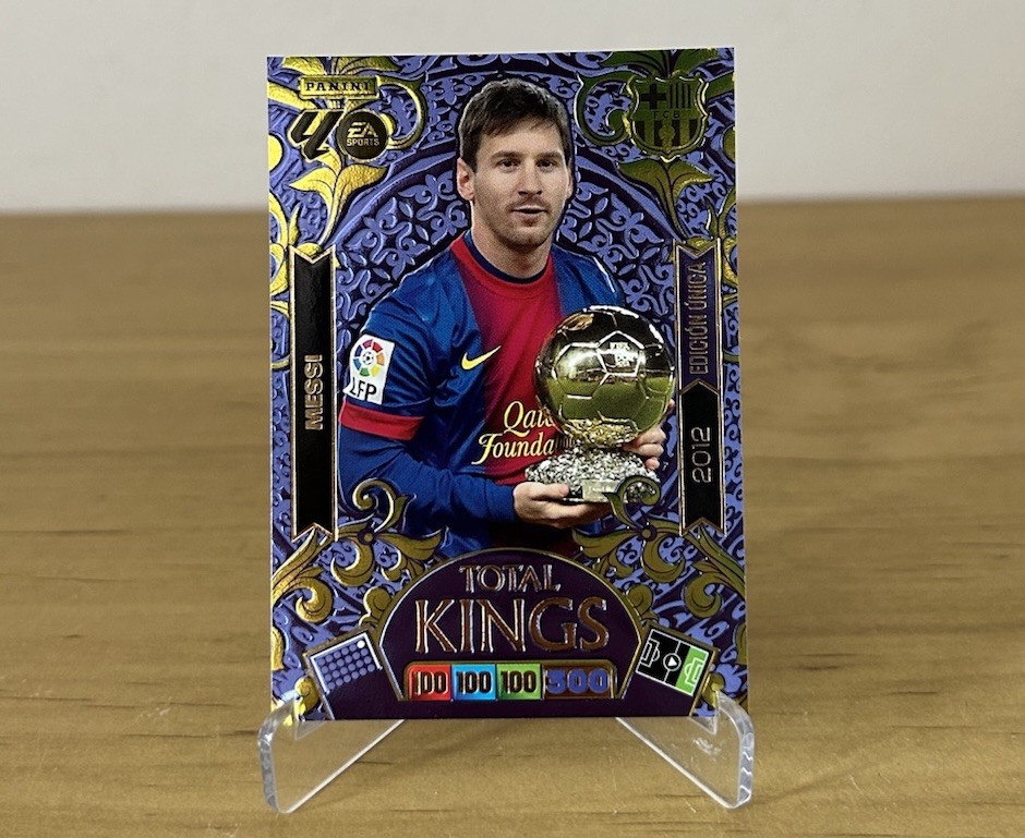 Lionel Messi Total Kings Balón de Oro 2012 Adrenalyn XL LaLiga 2025-26 Panini