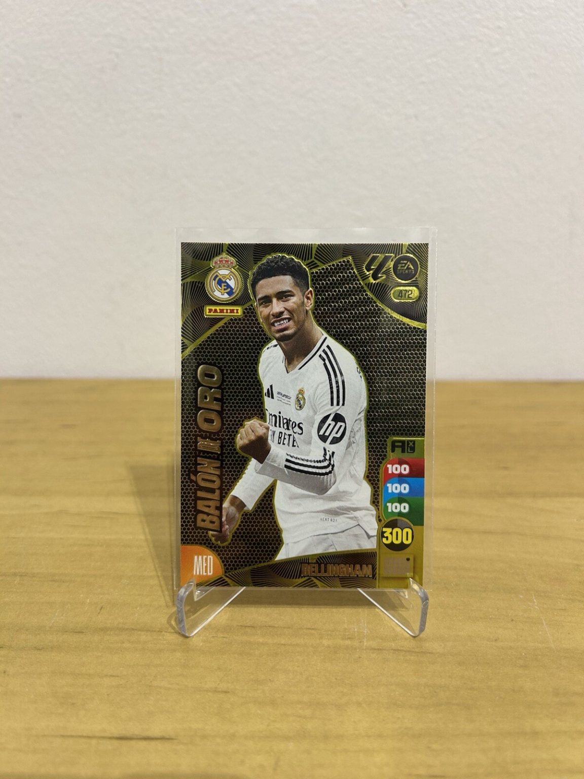 Jude Bellingham Balón de Oro 472 Adrenalyn XL LaLiga 2024-25 Panini Real Madrid