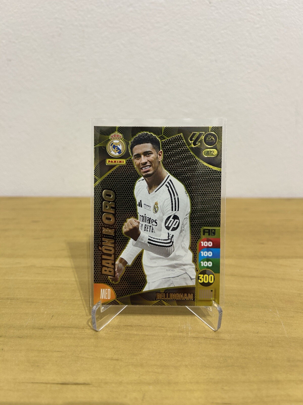 Jude Bellingham Balón de Oro 472 Adrenalyn XL LaLiga 2024-25 Panini Real Madrid