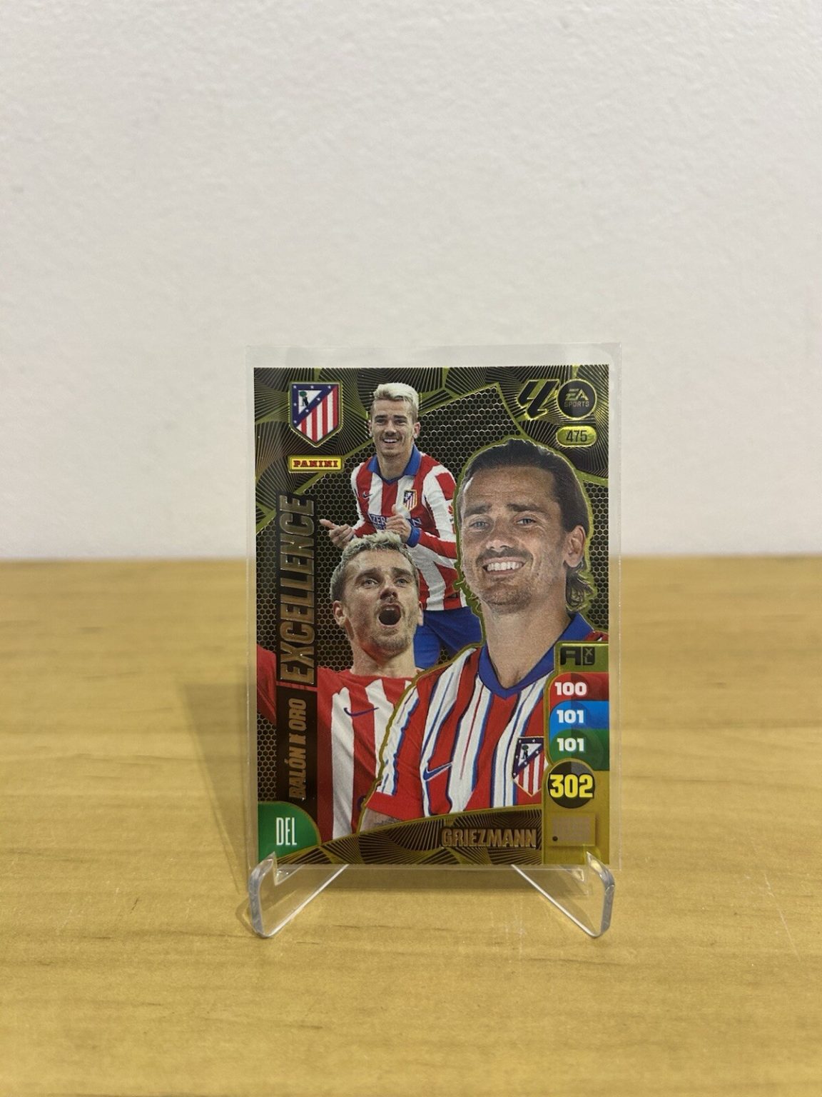 Antoine Griezmann Balón de Oro Excellence 475 Adrenalyn XL LaLiga 2024-25 Panini