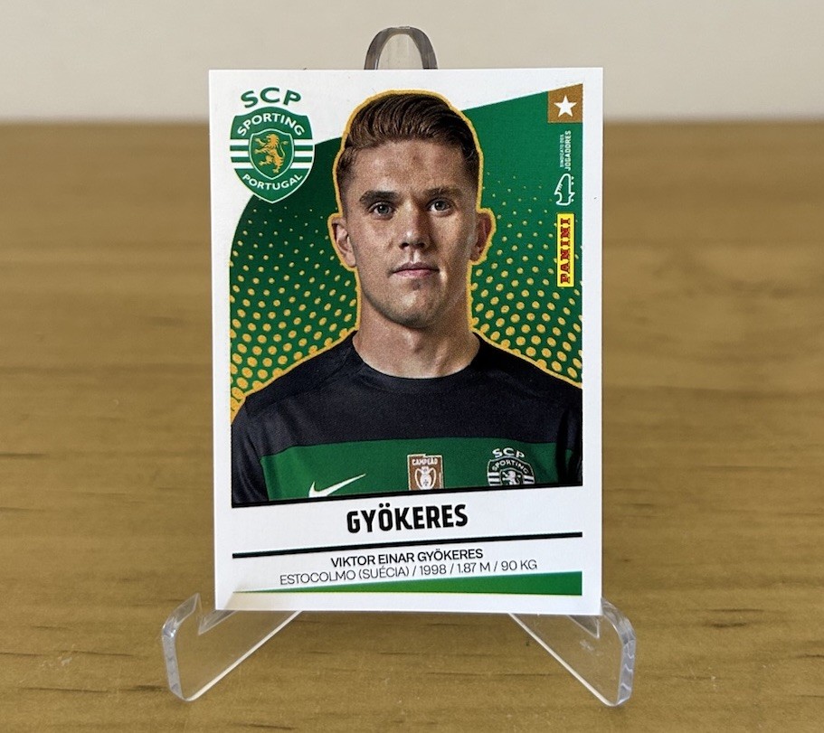 Viktor Gyökeres rookie 341 Panini Futebol Liga Portugal 2024-25 Sporting CP