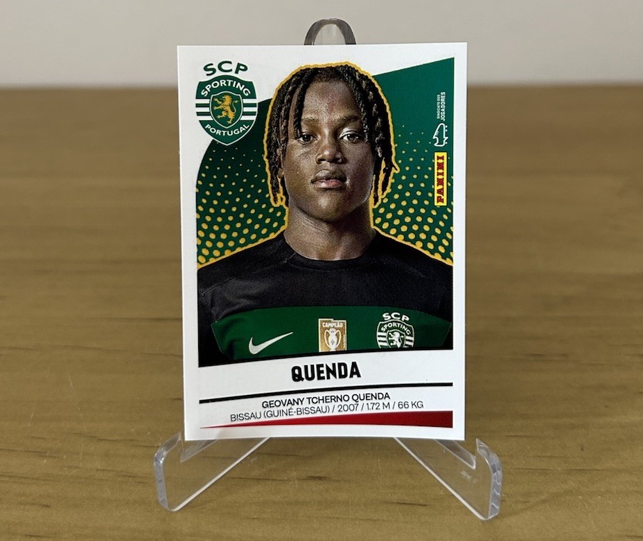 Geovany Quenda rookie 326 Panini Futebol Liga Portugal 2024-25 Sporting CP