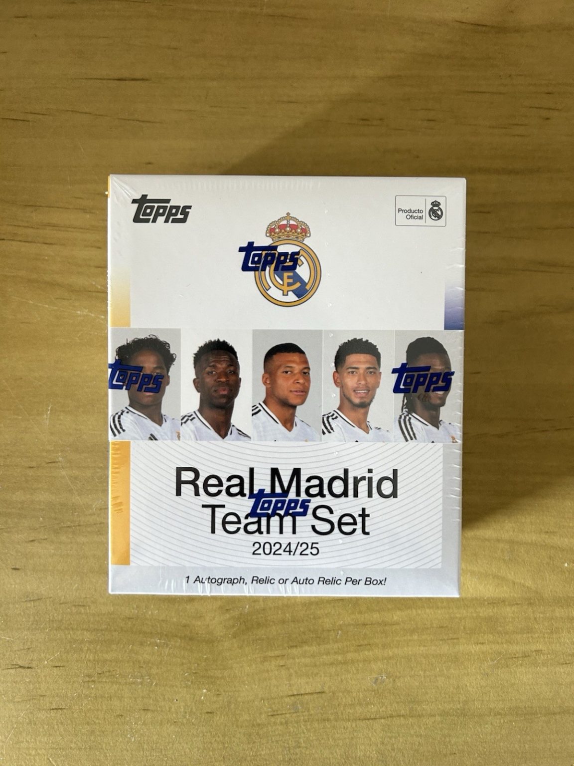 Caja precintada Topps Team Set Real Madrid 2024-25 factory sealed