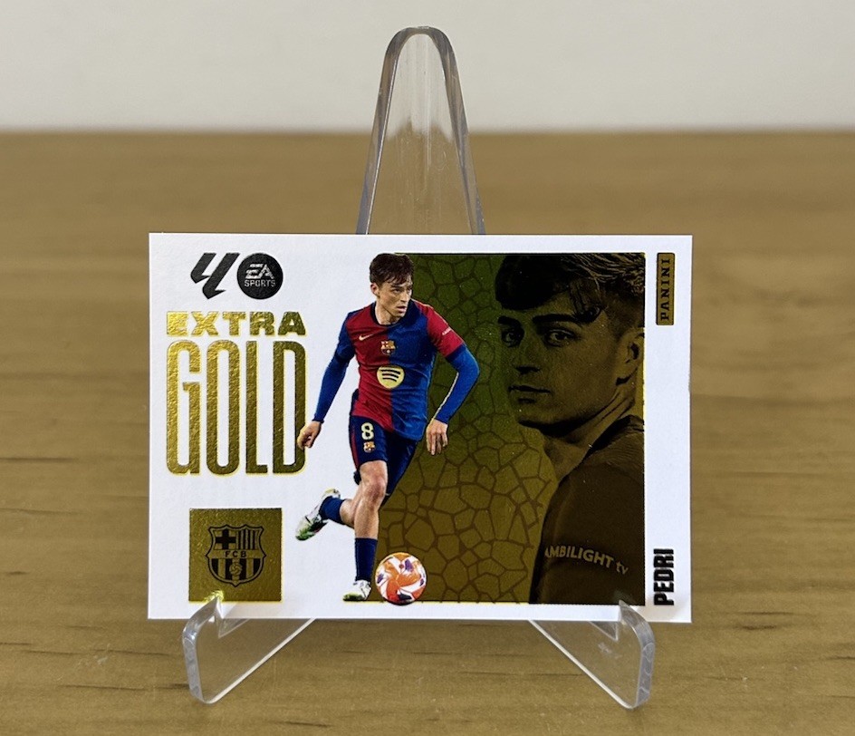 Pedri Extra Gold LaLiga Este 2025-26 Panini FC Barcelona