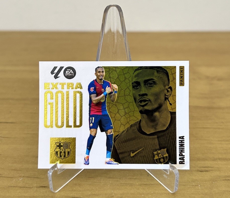 Raphinha Extra Gold LaLiga Este 2025-26 Panini FC Barcelona
