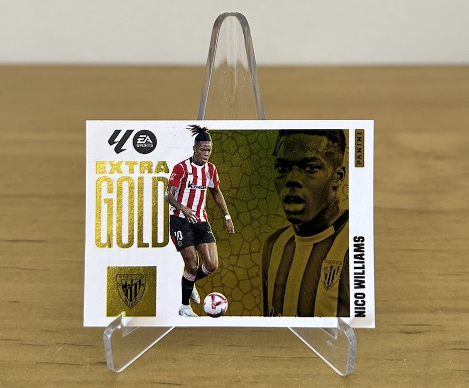 Nico Williams Extra Gold LaLiga Este 2025-26 Panini Athletic Club