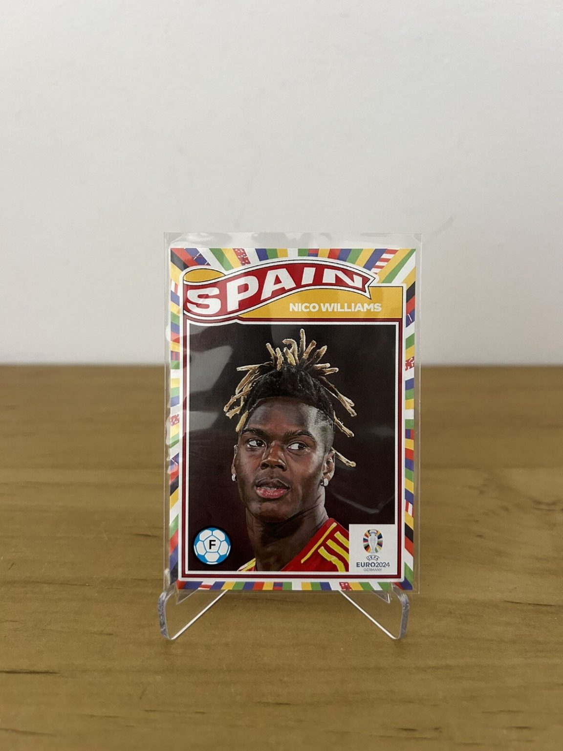 Nico Williams National Debut 33 Topps Living Set UEFA Euro 2024 España