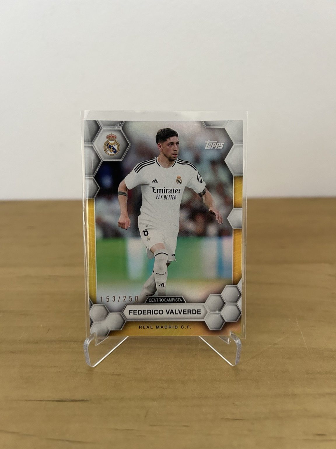 Federico Valverde numerada 250 Topps Fan Set Real Madrid 2024-25