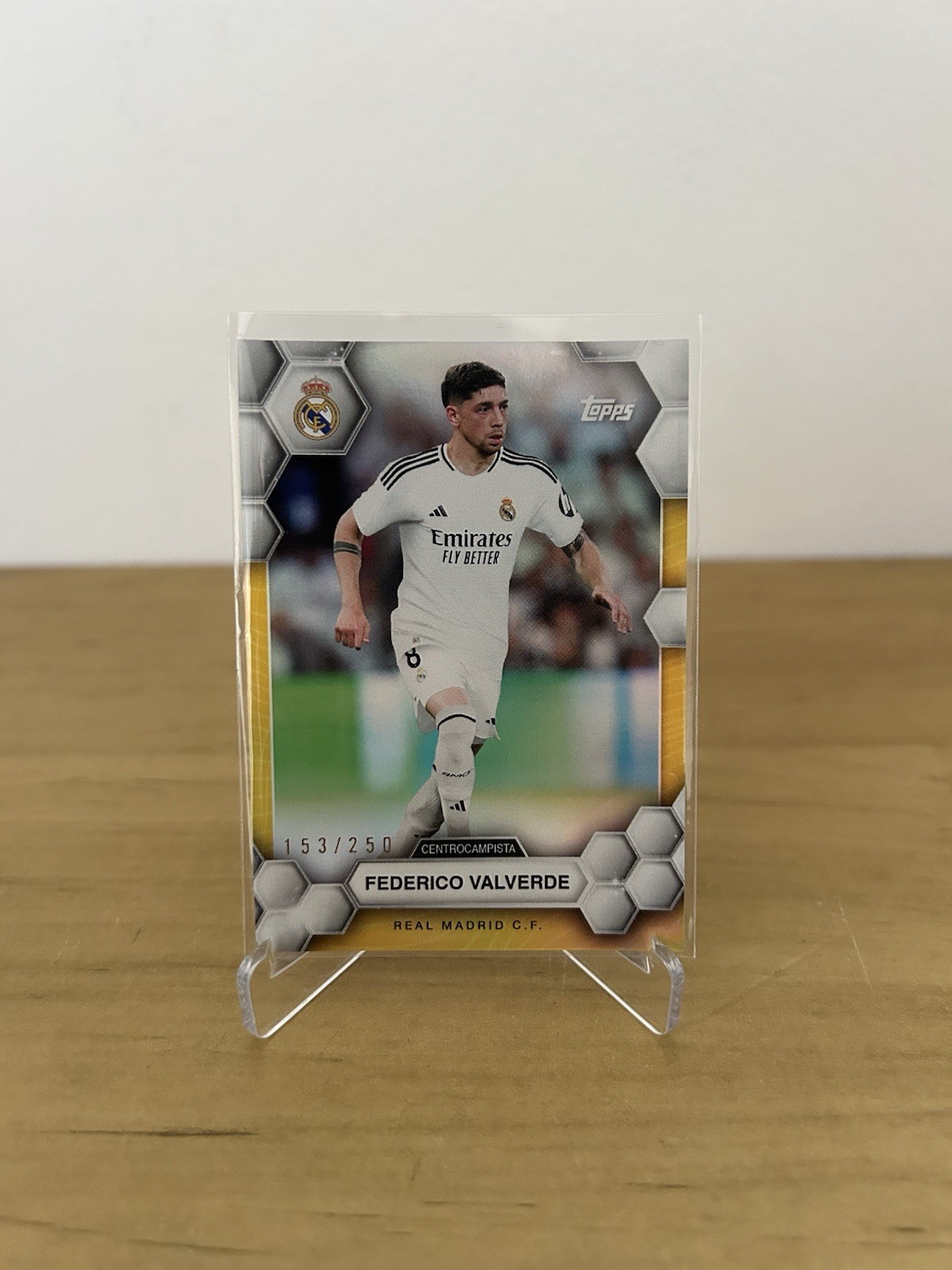 Federico Valverde numerada 250 Topps Fan Set Real Madrid 2024-25