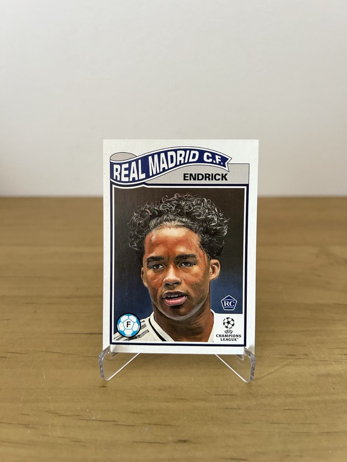 Endrick rookie 715 Topps Living Set UEFA Club Competitions 2024 Real Madrid
