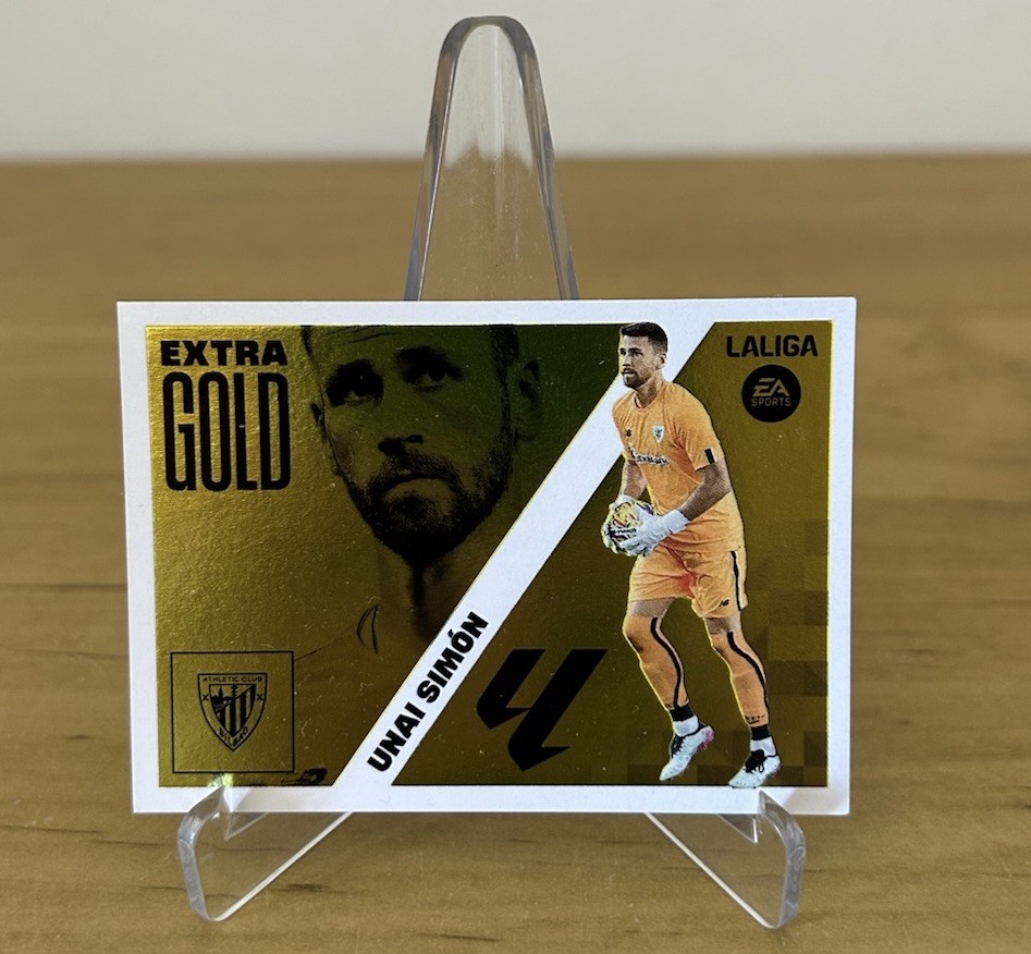 Unai Simón Extra Gold LaLiga Este 2023-24 Panini Athletic Club