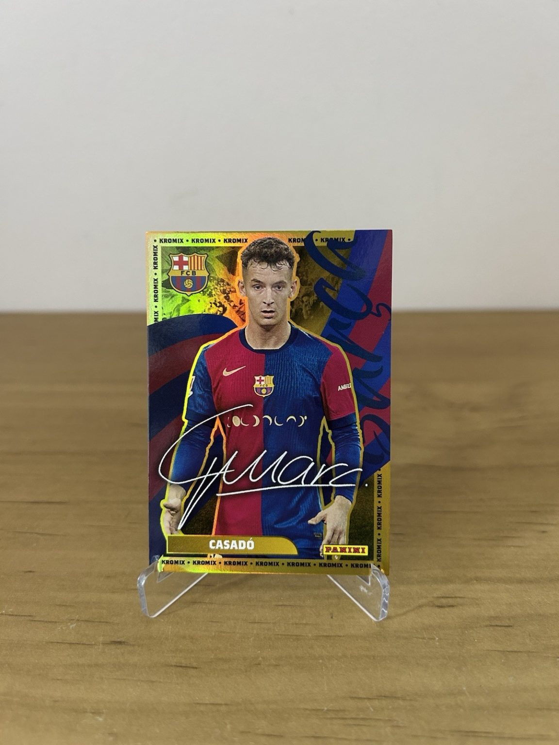 Marc Casadó Kromix Gold Panini Club FC Barcelona 2024-25
