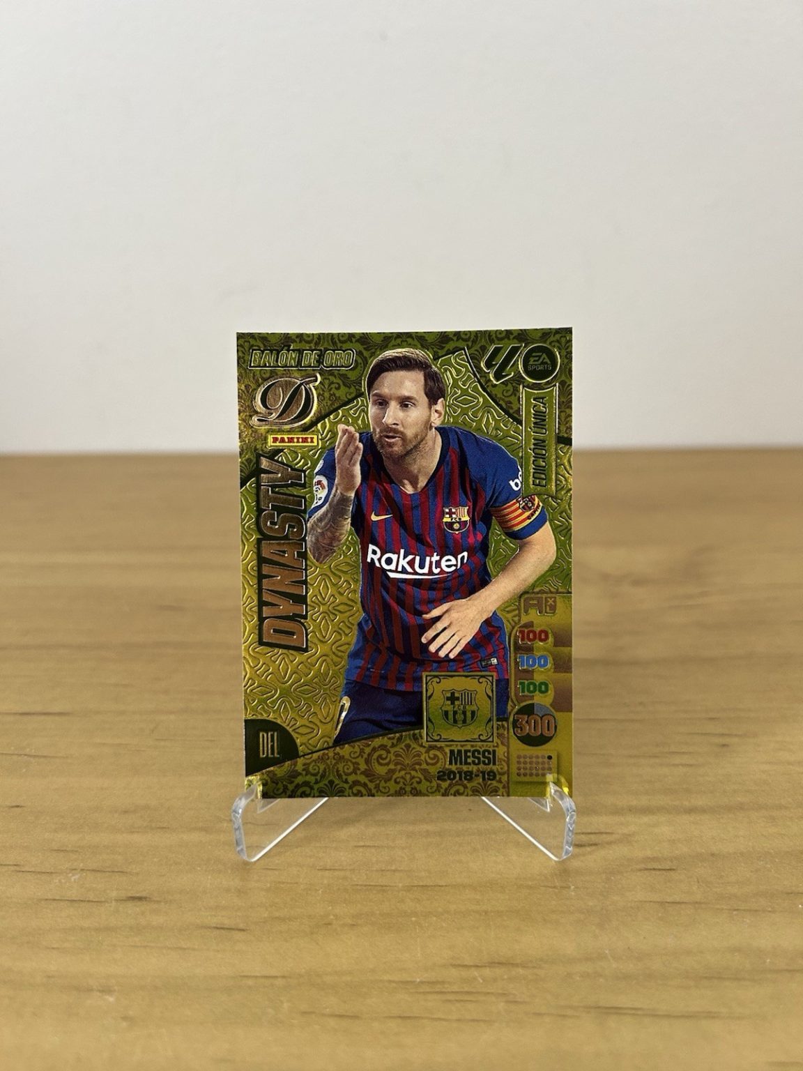 Lionel Messi Balón de Oro Dynasty Adrenalyn XL LaLiga 2024-25 Panini