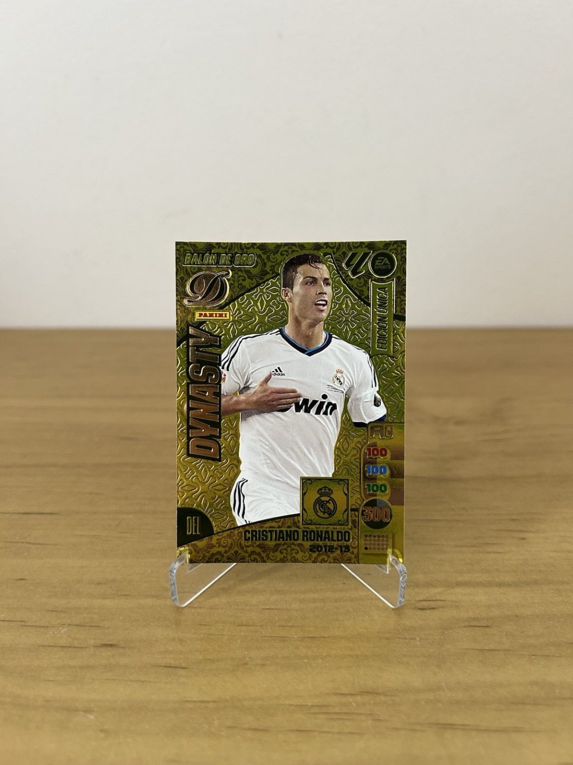Cristiano Ronaldo Balón de Oro Dynasty 2012-13 Adrenalyn XL LaLiga 2024-25 Panini