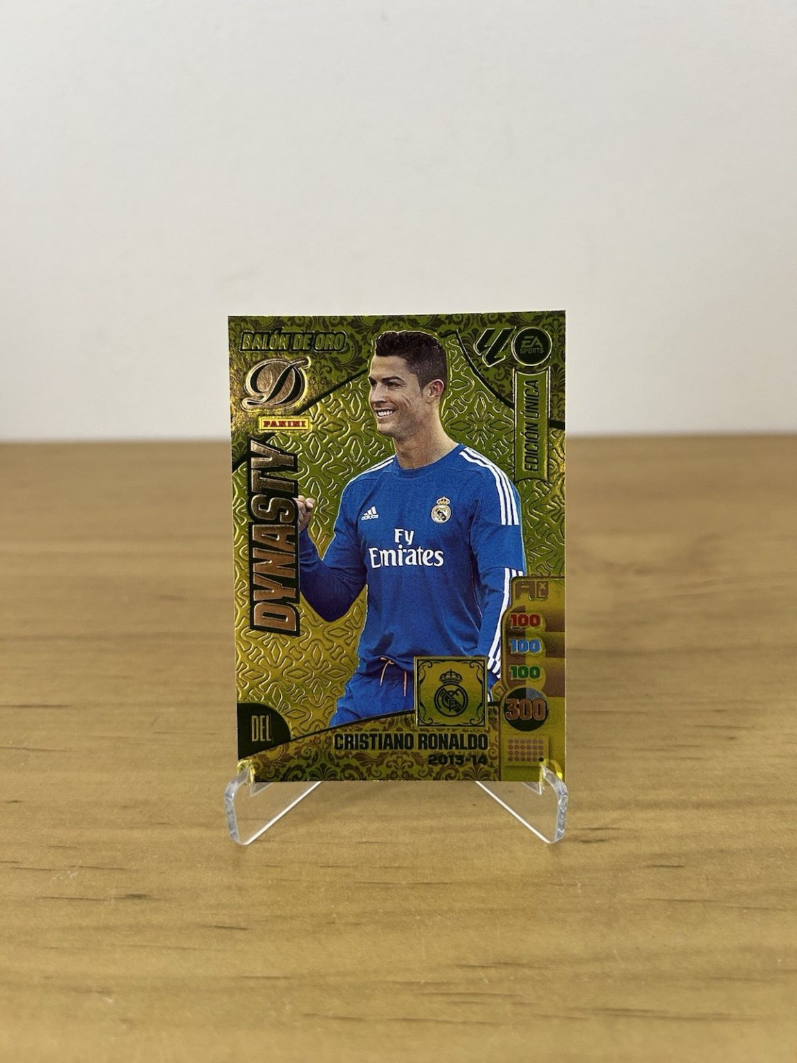 Cristiano Ronaldo Balón de Oro Dynasty 2013-14 Adrenalyn XL LaLiga 2024-25 Panini