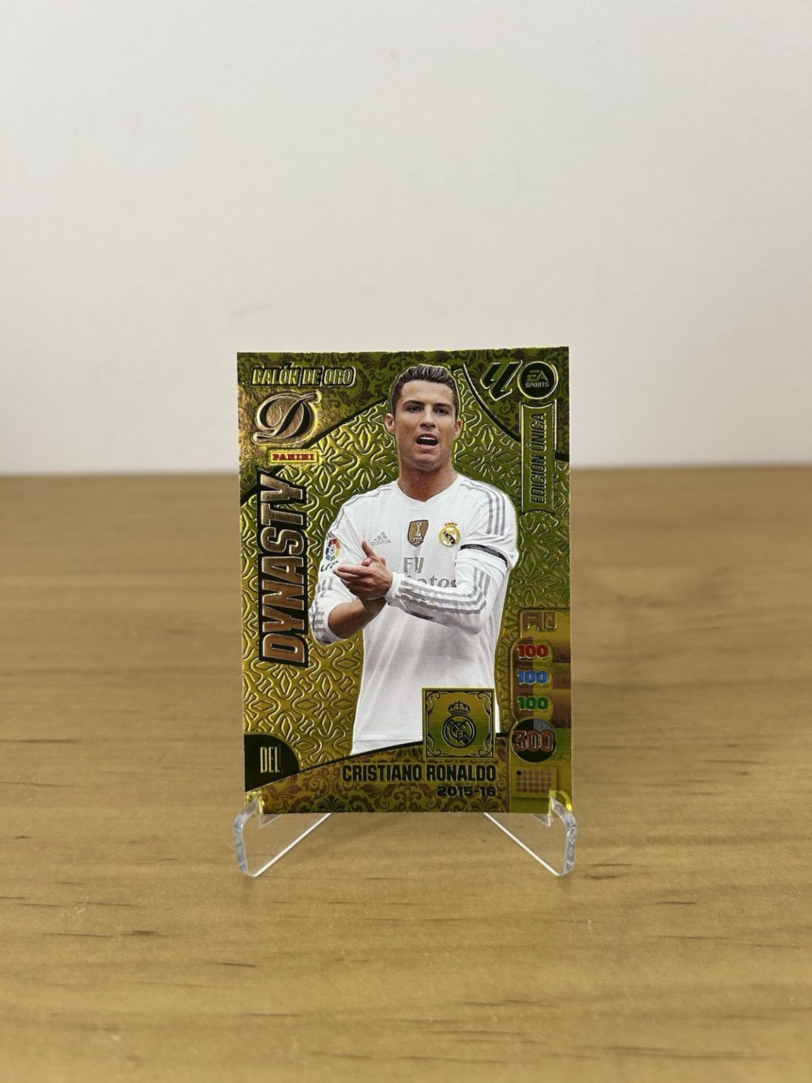 Cristiano Ronaldo Balón de Oro Dynasty 2015-16 Adrenalyn XL LaLiga 2024-25 Panini
