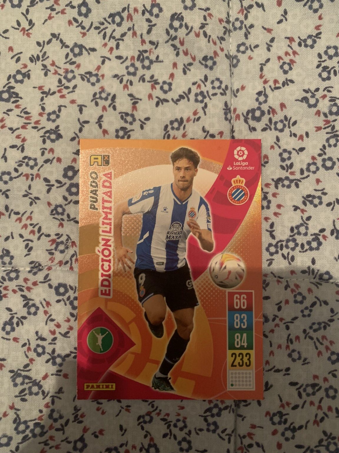 Javi Puado Edición Limitada Adrenalyn XL 2021-22 Panini RCD Espanyol