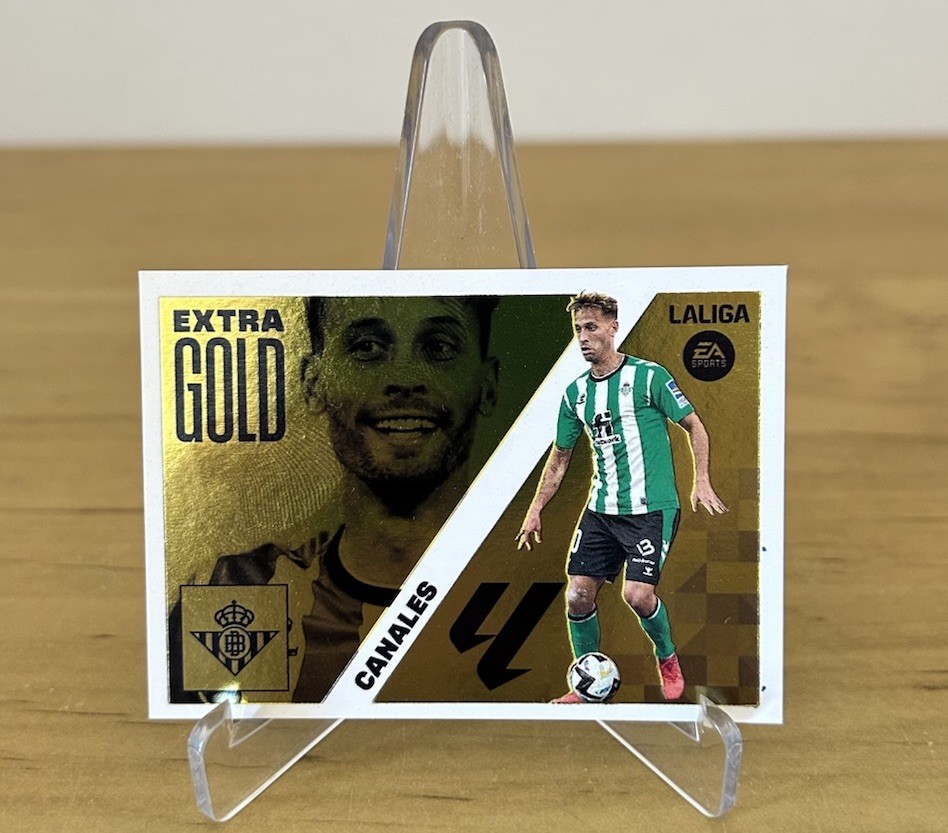 Sergio Canales Extra Gold LaLiga Este 2023-24 Panini Real Betis
