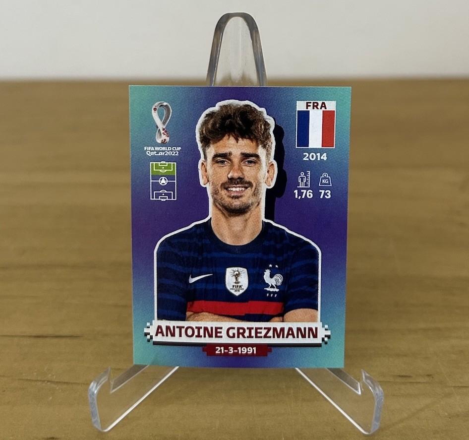 Antoine Griezmann Francia sticker FIFA World Cup Qatar 2022 Panini