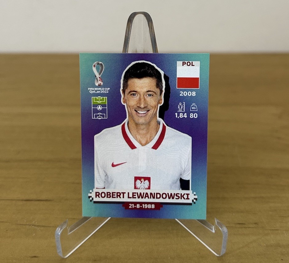 Robert Lewandowski Polonia sticker FIFA World Cup Qatar 2022 Panini