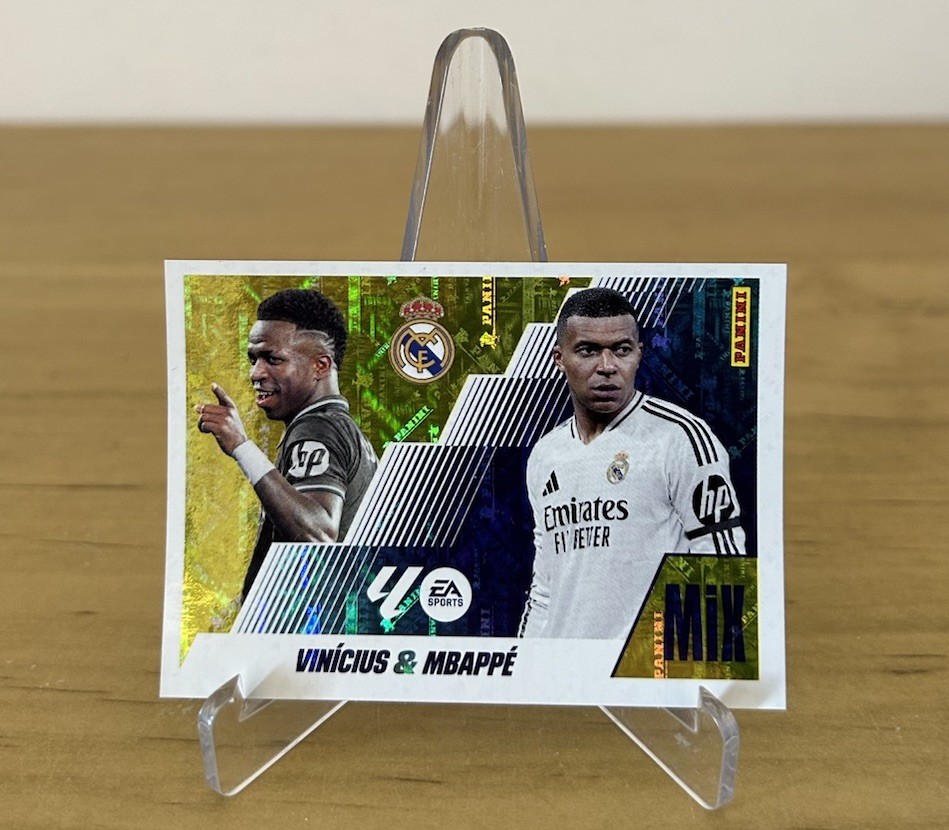 Vinicius y Mbappé Mix 22 LaLiga Este 2025-26 Panini Real Madrid