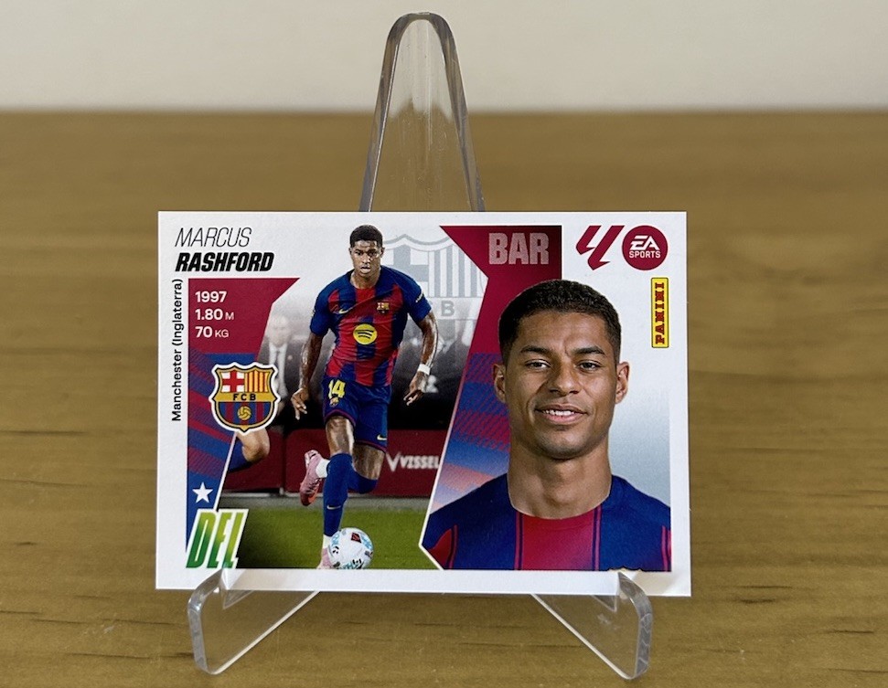 Marcus Rashford Fichaje 20 FC Barcelona LaLiga Este 2025-26 Panini
