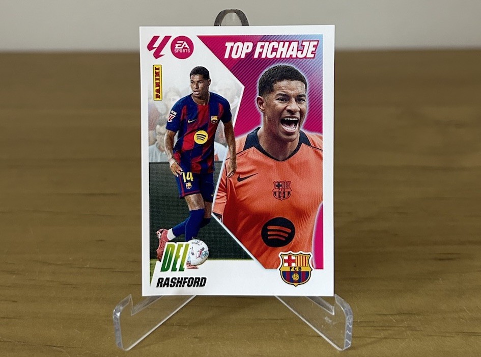 Marcus Rashford Top Fichaje 69 FC Barcelona LaLiga Este 2025-26 Panini