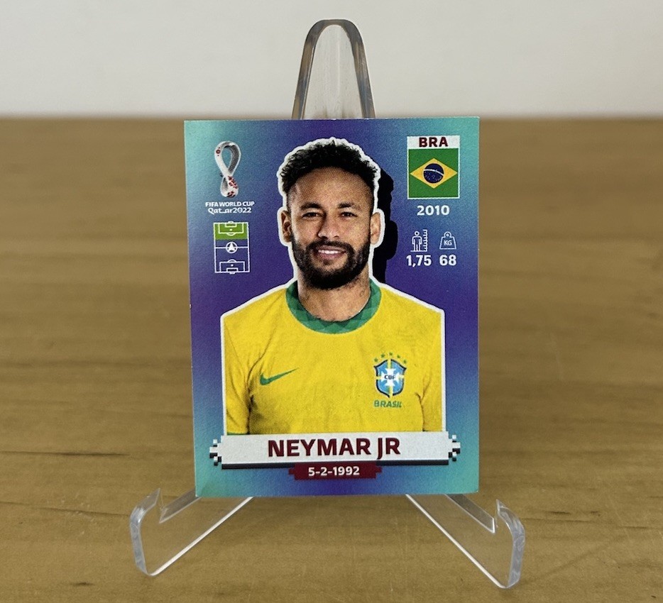 Neymar Jr Brasil sticker FIFA World Cup Qatar 2022 Panini