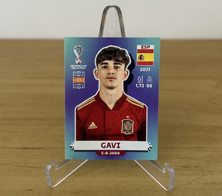 Gavi España sticker FIFA World Cup Qatar 2022 Panini