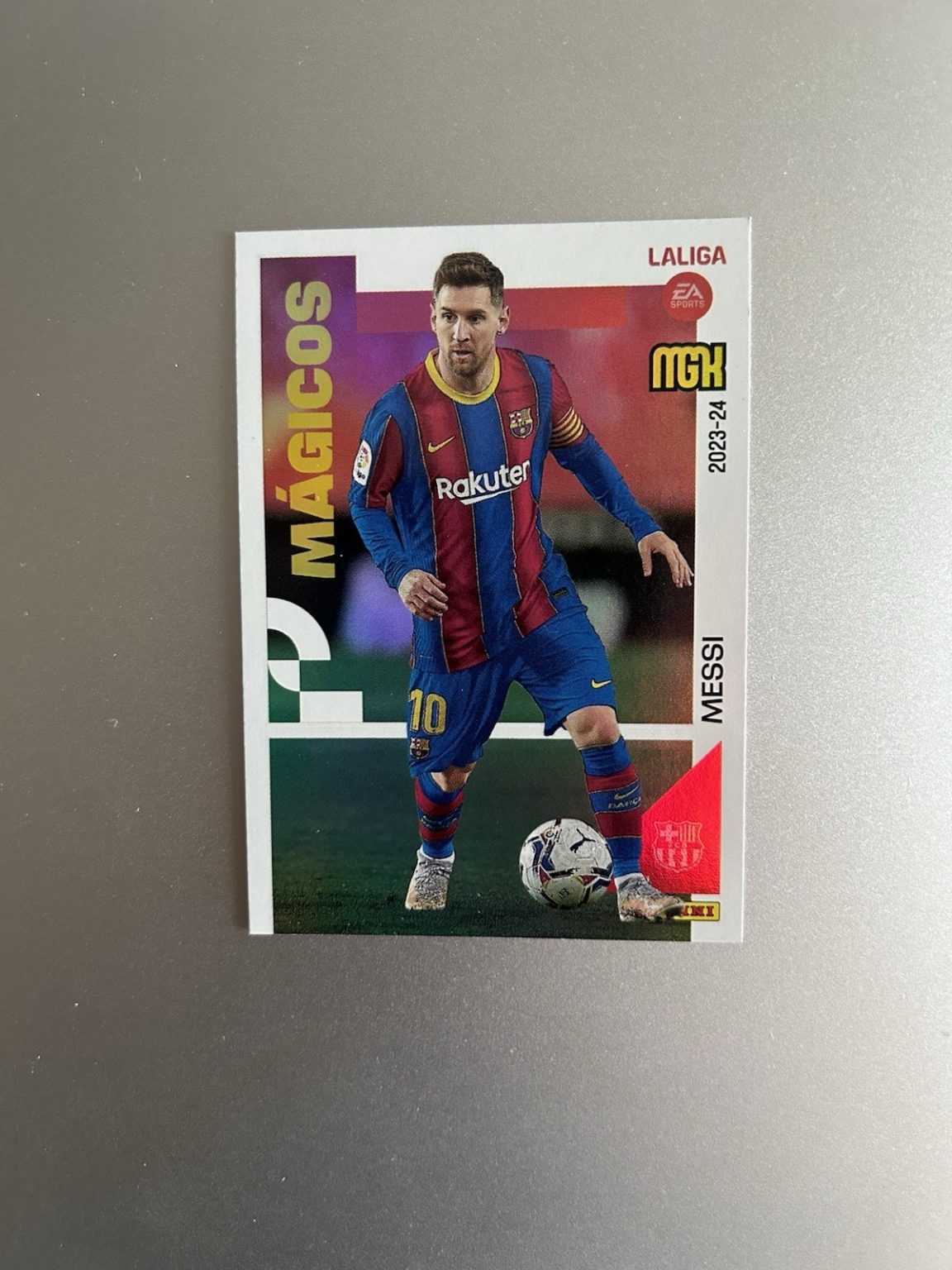 Lionel Messi Mágicos 439 Megacracks LaLiga 2023-24 Panini FC Barcelona